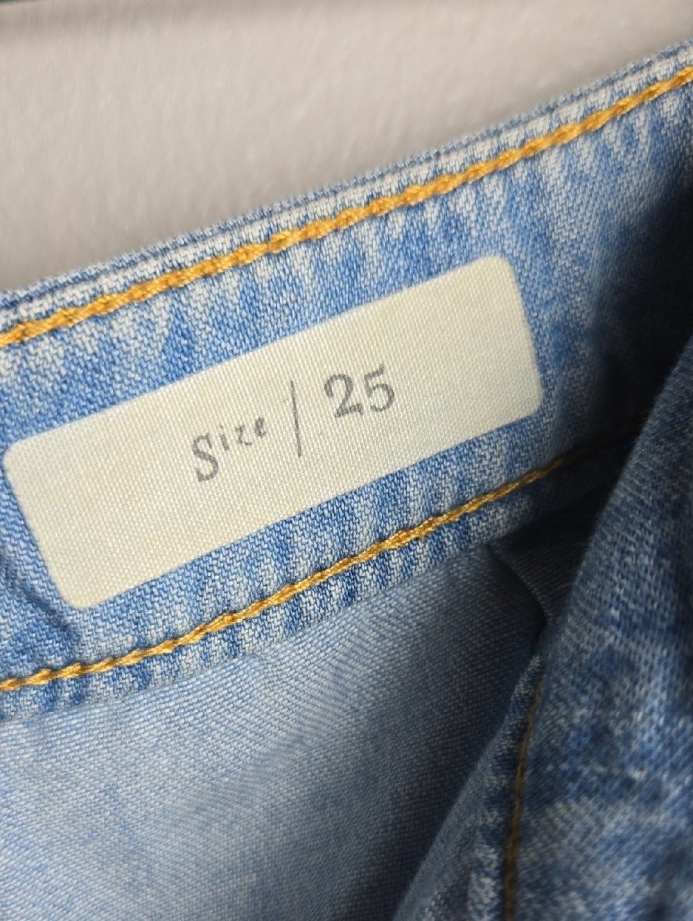 Pilcro Anthropologie Wide Leg Snap Hem Jeans Women’s Size 25 Lightweight Denim - Picture 11 of 12